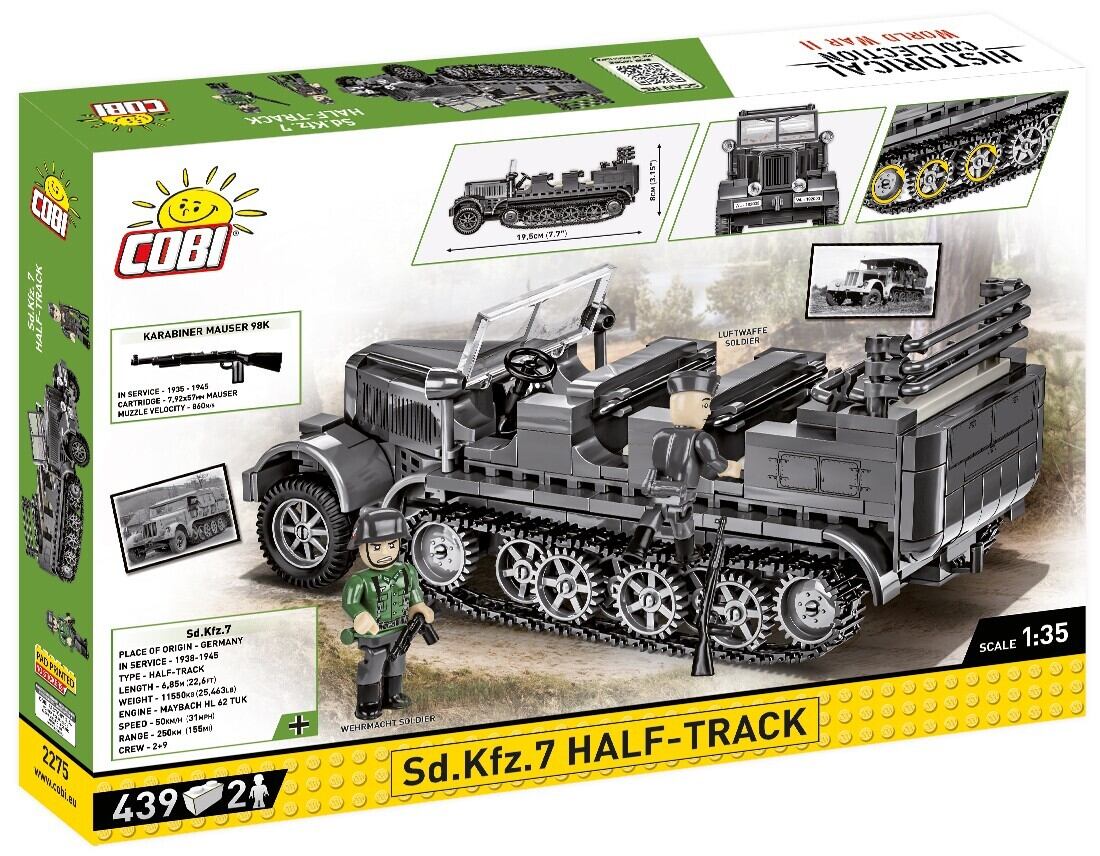 Cobi #2275 Sd.KfZ.7 ハーフトラック | ミリタリーブロック公式
