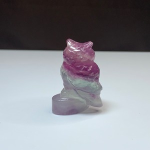 1.可愛いふくろう・フローライト