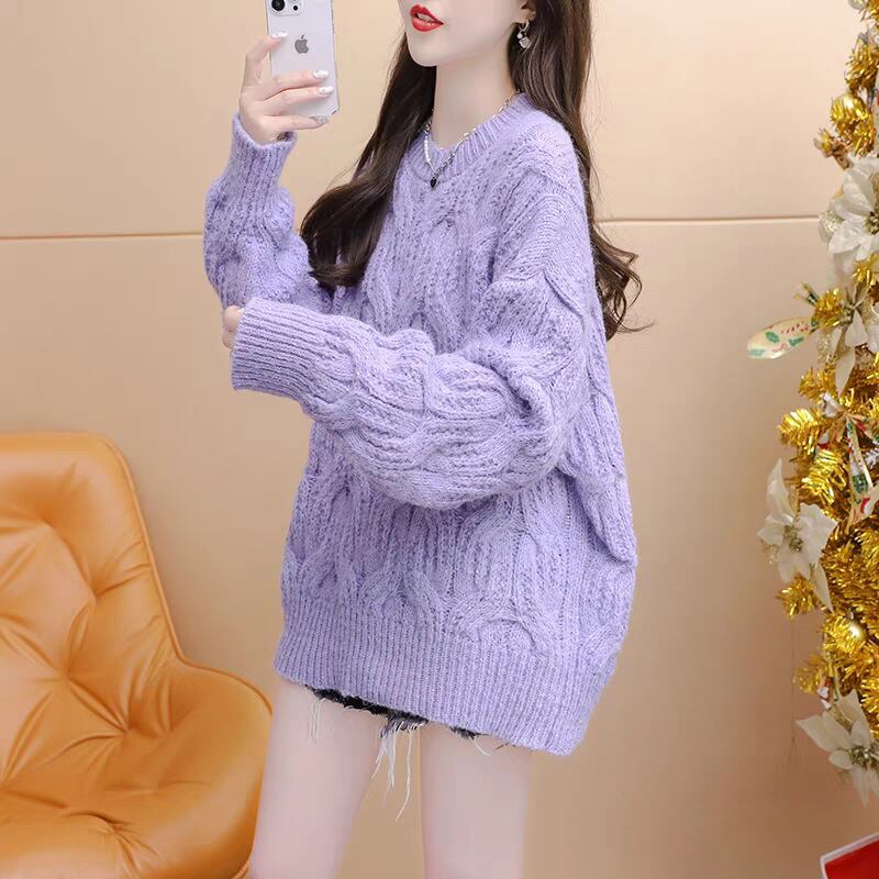 【tops】クルーネックニットセーター M20231