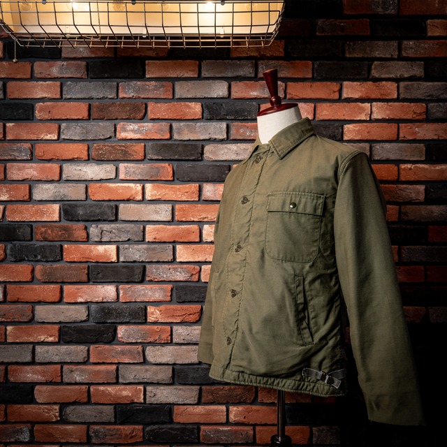 【MEDIUM】U.S.Navy A-2 Deck Jacket "Used" 実物 アメリカ海軍 A-2デッキジャケット M ユーズド No.926