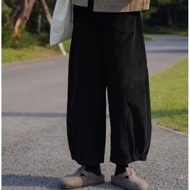 コーデュロイバルーンパンツ