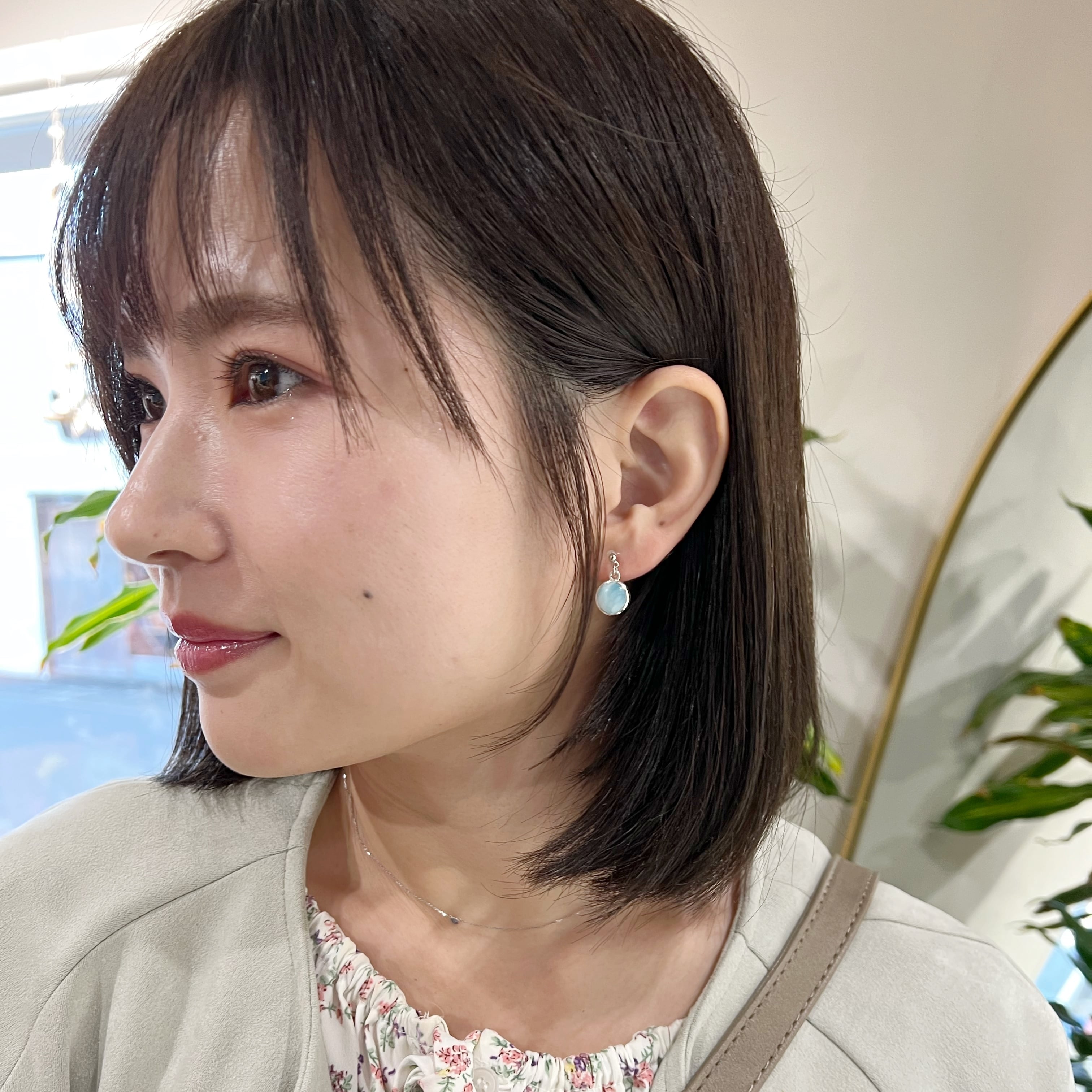 ラリマー ラウンド フックピアス | 【公式通販】鎌倉のシルバー