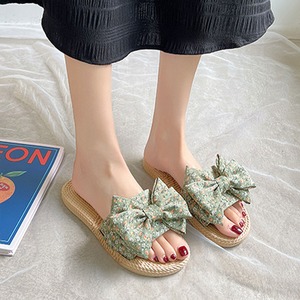 ビーチサンダル リボン ぺたんこ レディース 夏 小花柄 サンダル きれいめ 大人 かわいい おしゃれ リゾート ビーチ プール レジャー 軽量 歩きやすい 疲れにくい 大人可愛い 大人女子