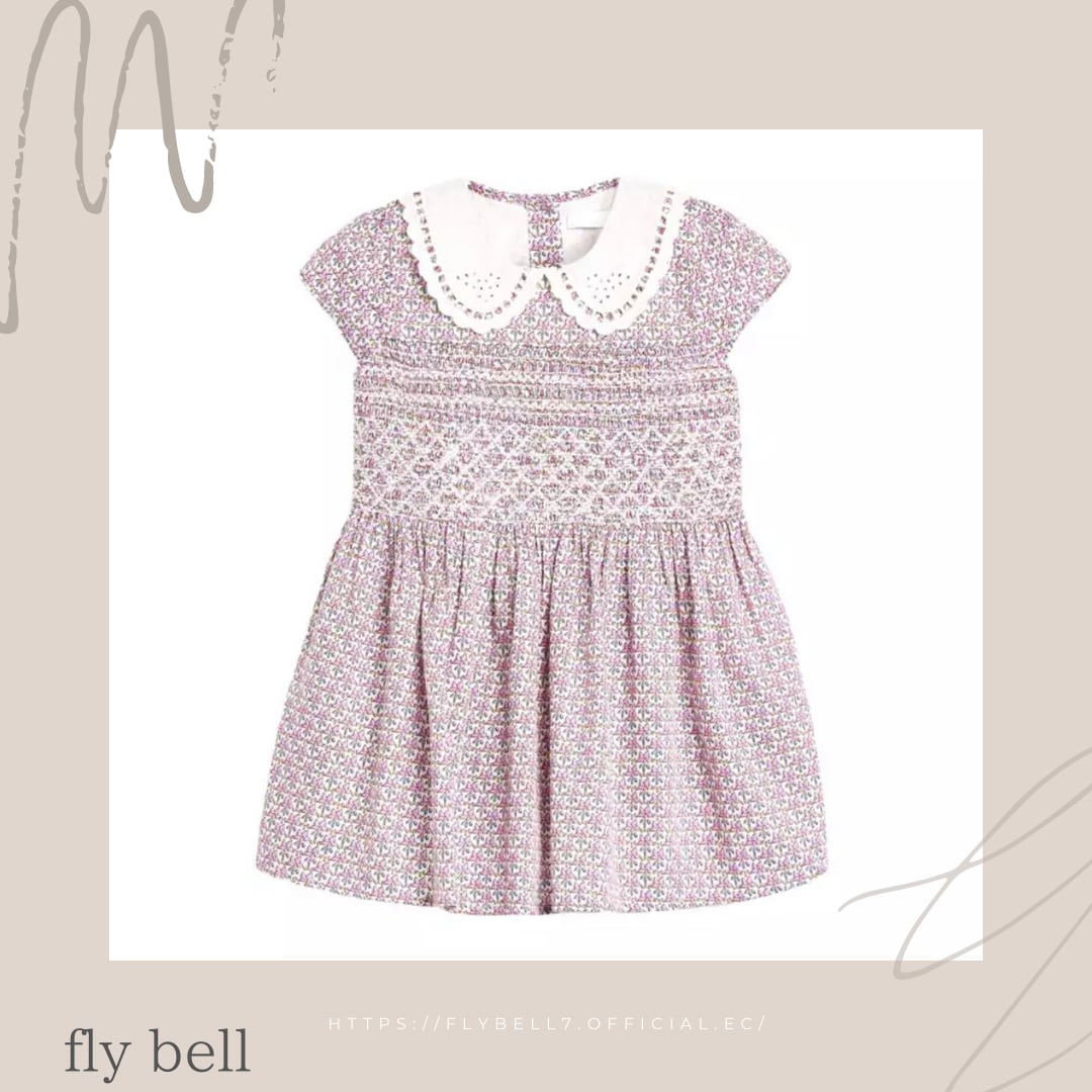 新色追加☆スカラップレースカラーワンピース》》》》》 ワンピース 春夏 ドレス ガール 海外子供服 インポート