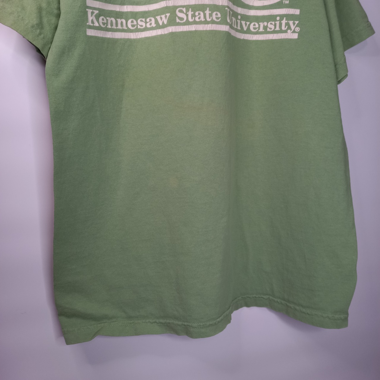 COMFORT COLORS　クルーネック　プリントTシャツ　カレッジロゴ　M