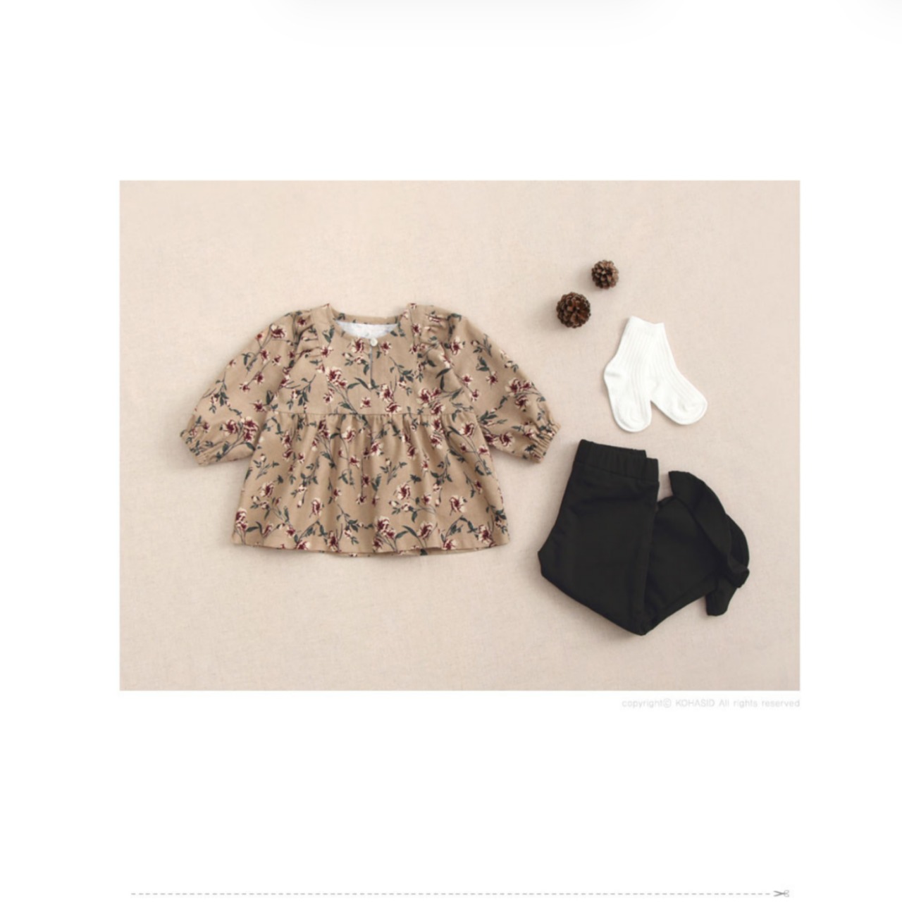 【予約】型紙のみ｜子ども用ブラウス｜サイズ90〜150｜商用利用OK