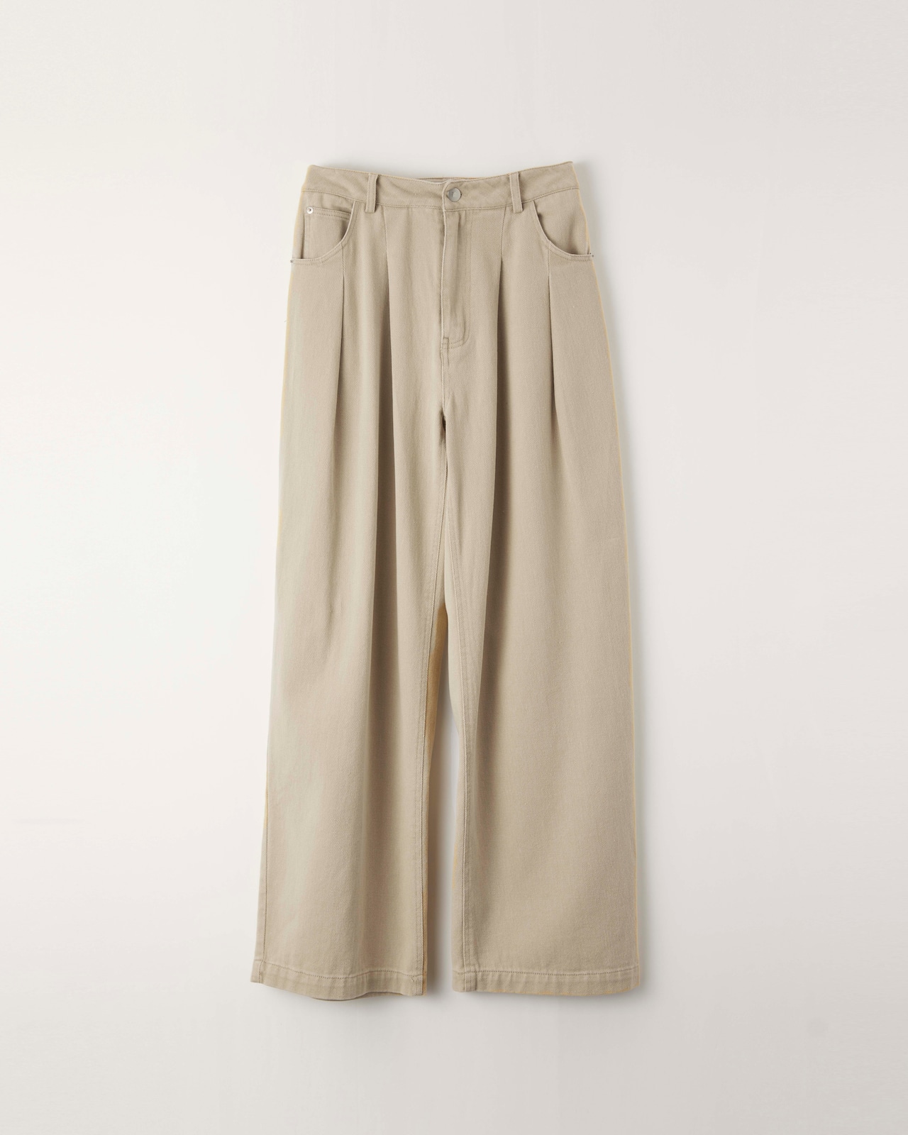 DU250733 Twill Tuck Pants 【T sizeあり】