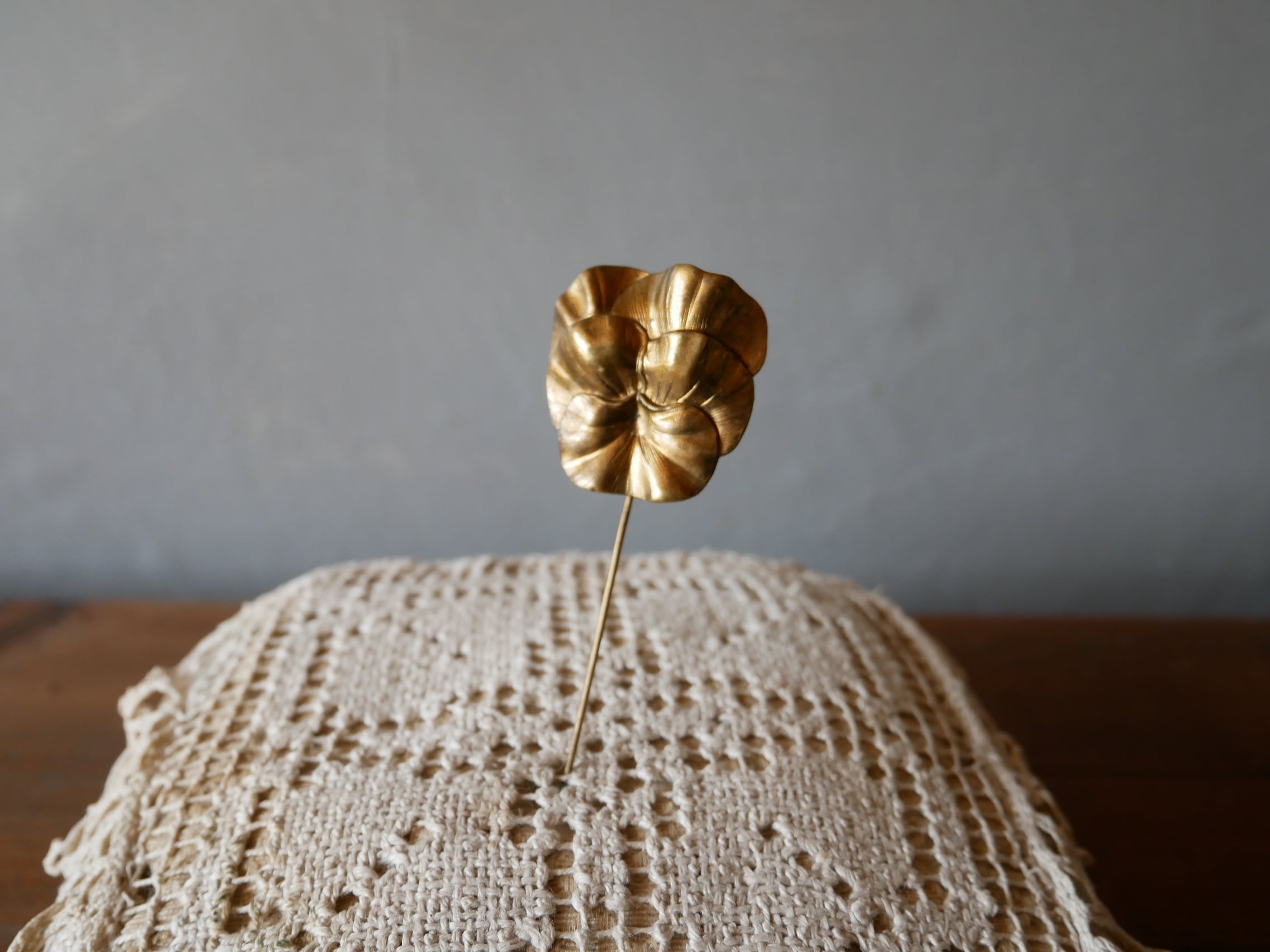 フランスアンティーク ハットピン ”PANSY” C