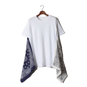 《Ladies商品》 FLEA BANDANA TEE -D(white×navy) <LSD-BM1T3>