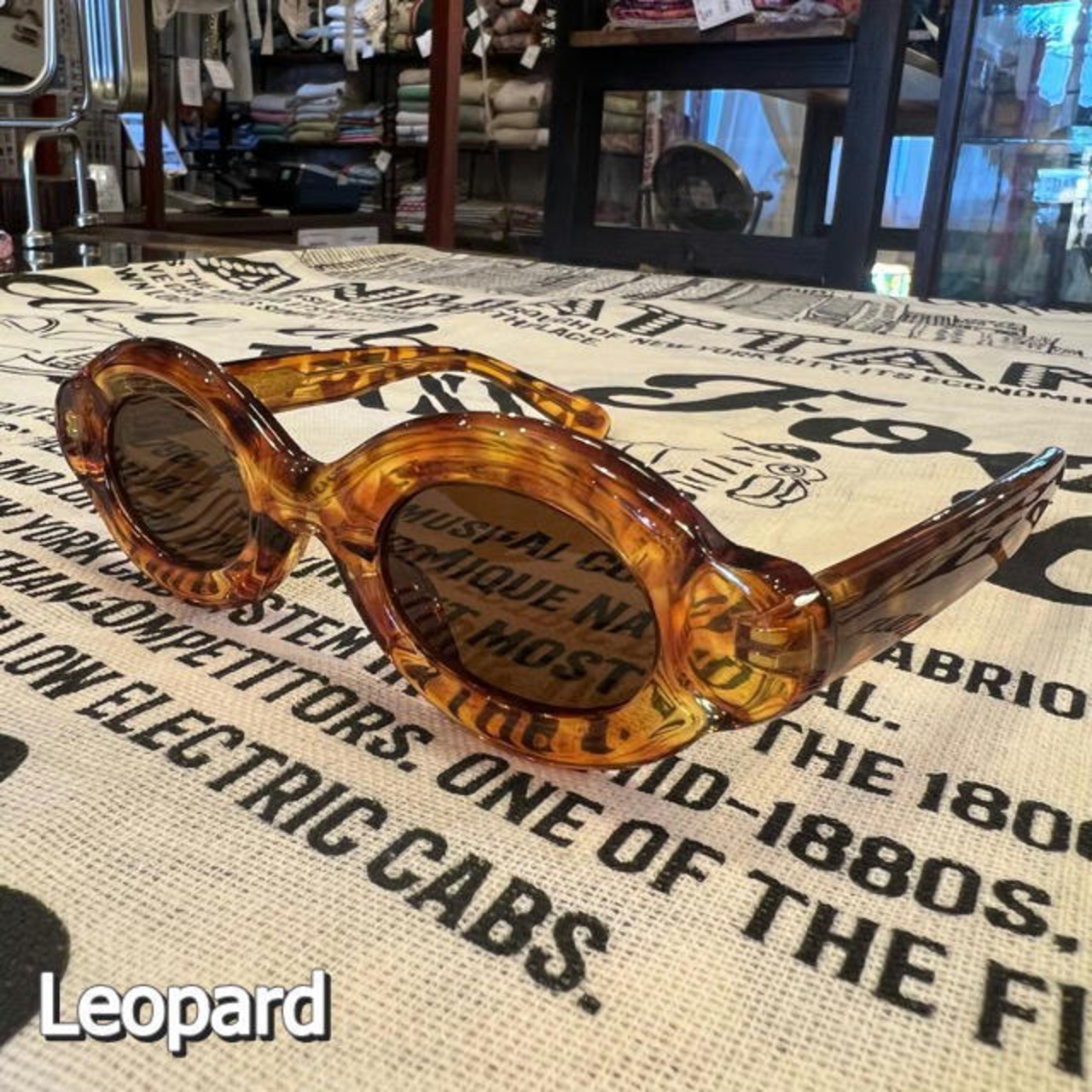 TOPANGA Accessory Retro Oval Sunglasses 6Type レトロオーバルサングラス　Sunglasses　サングラス　オーバル　レトロ