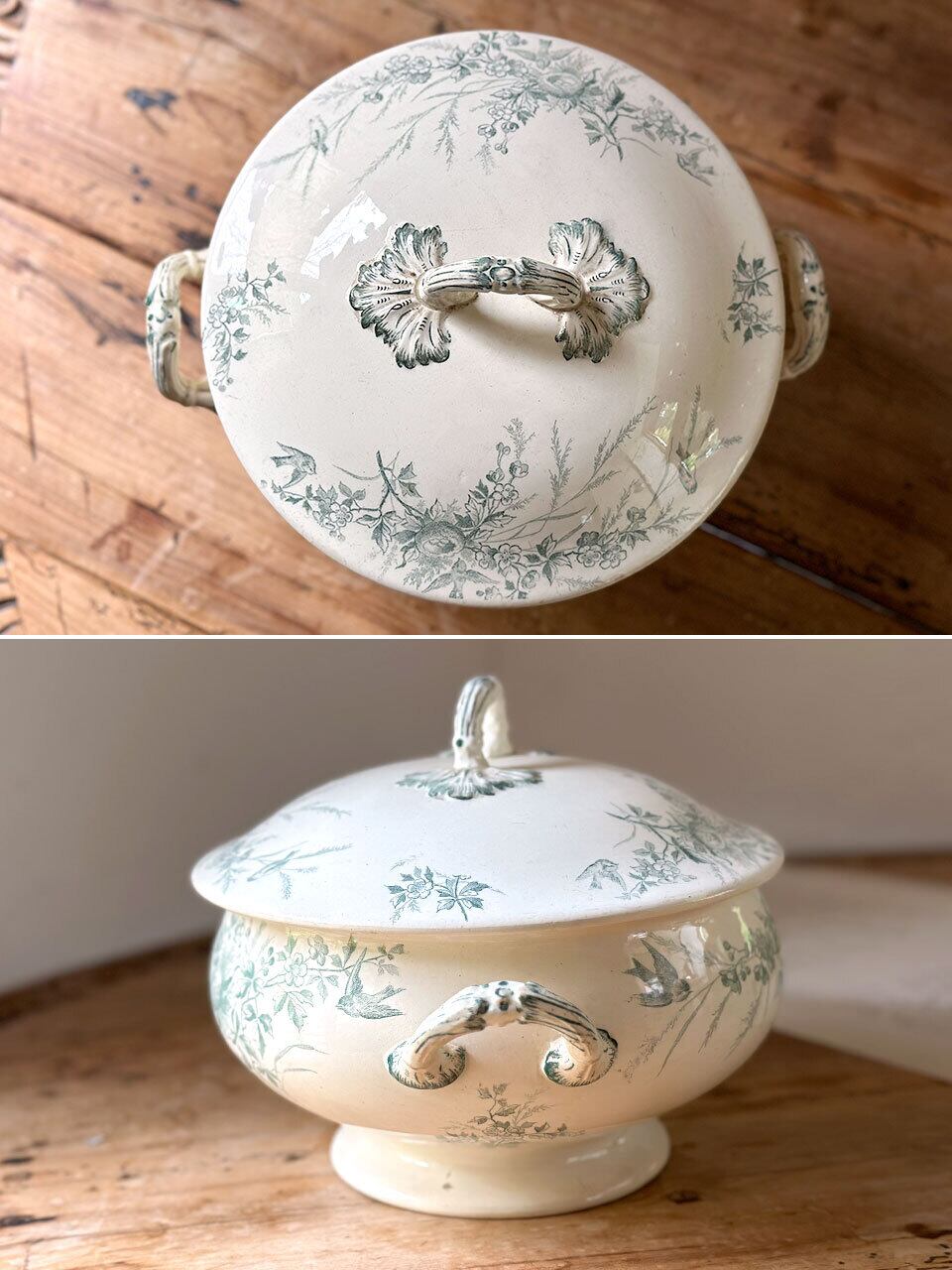 スーピエール Linotte 鳥の巣と卵 | Brocante de La Cocotte スーピエール Linotte 鳥の巣と卵 | Brocante de La Cocotte