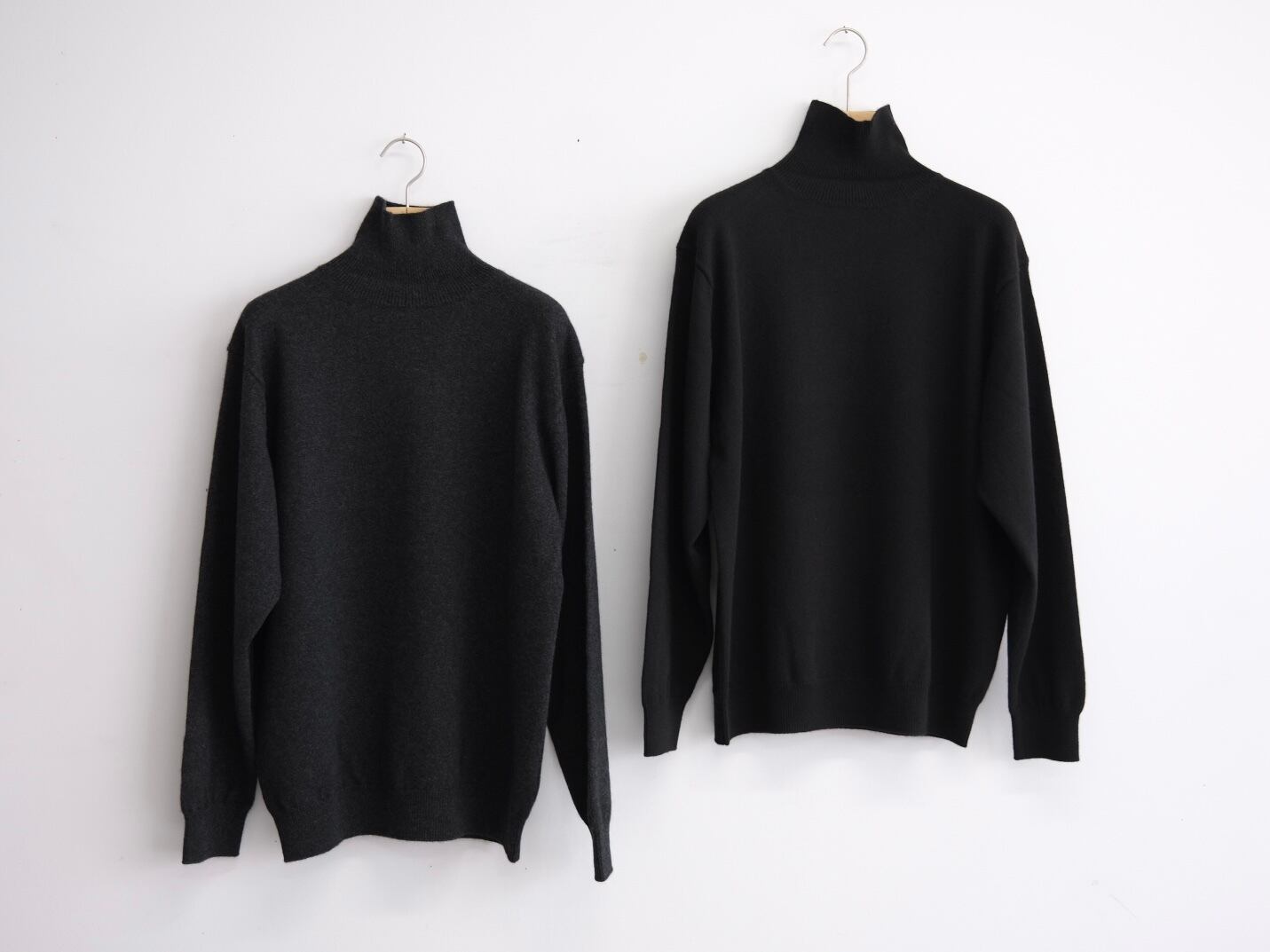 Men's BATONER” SOLID WOOL RIB CARDIGAN BLACK” | Lapel online