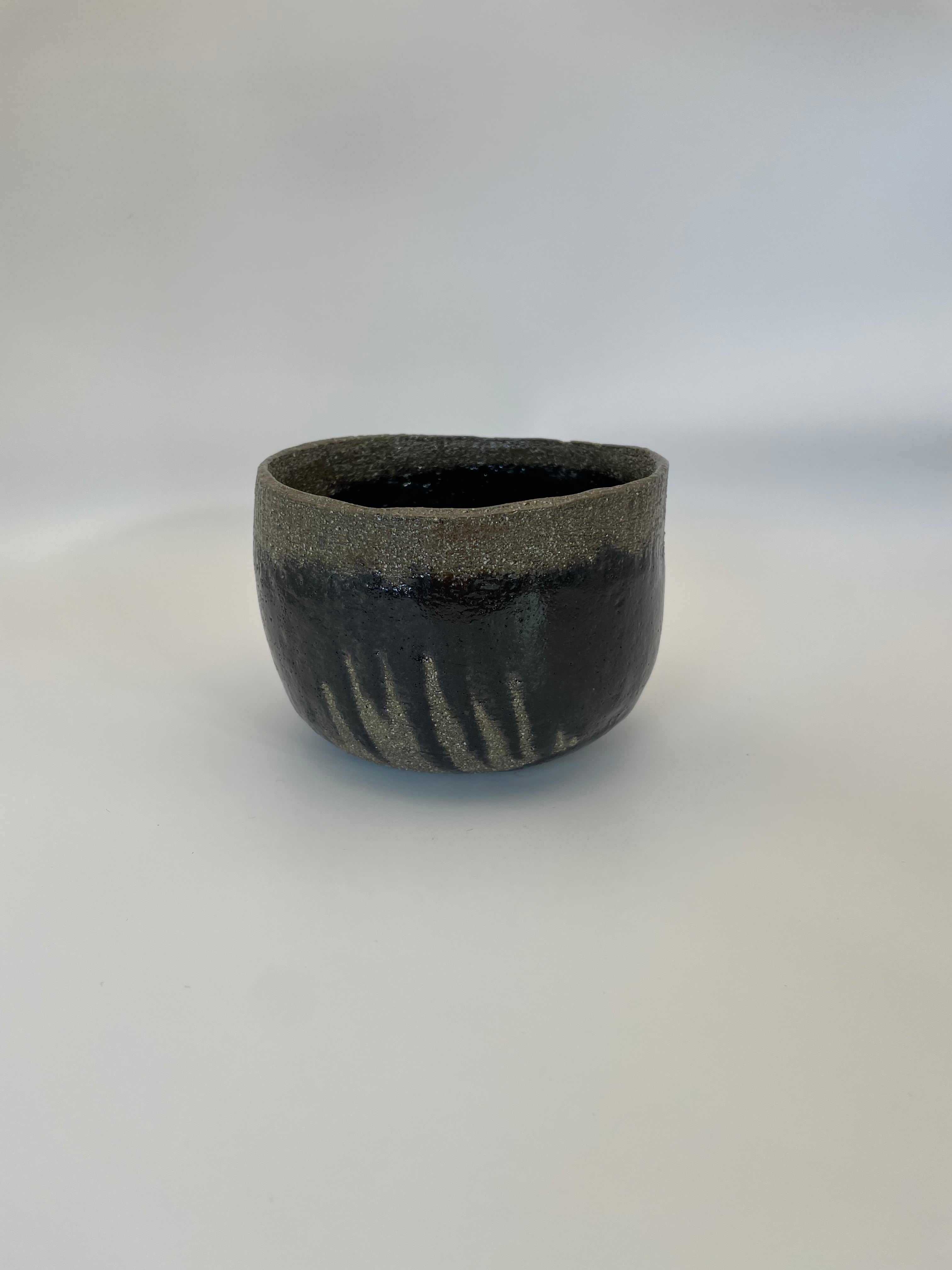 黒楽筒茶碗「風折」長次郎写 佐々木昭楽 | takako_market