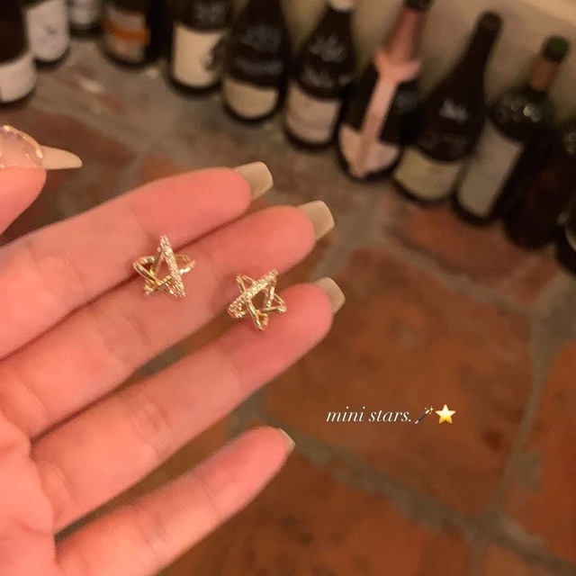 mini stars   pierce/ミニスターズ　韓国ピアス　韓国アクセサリー　　ピアス　LL25120501