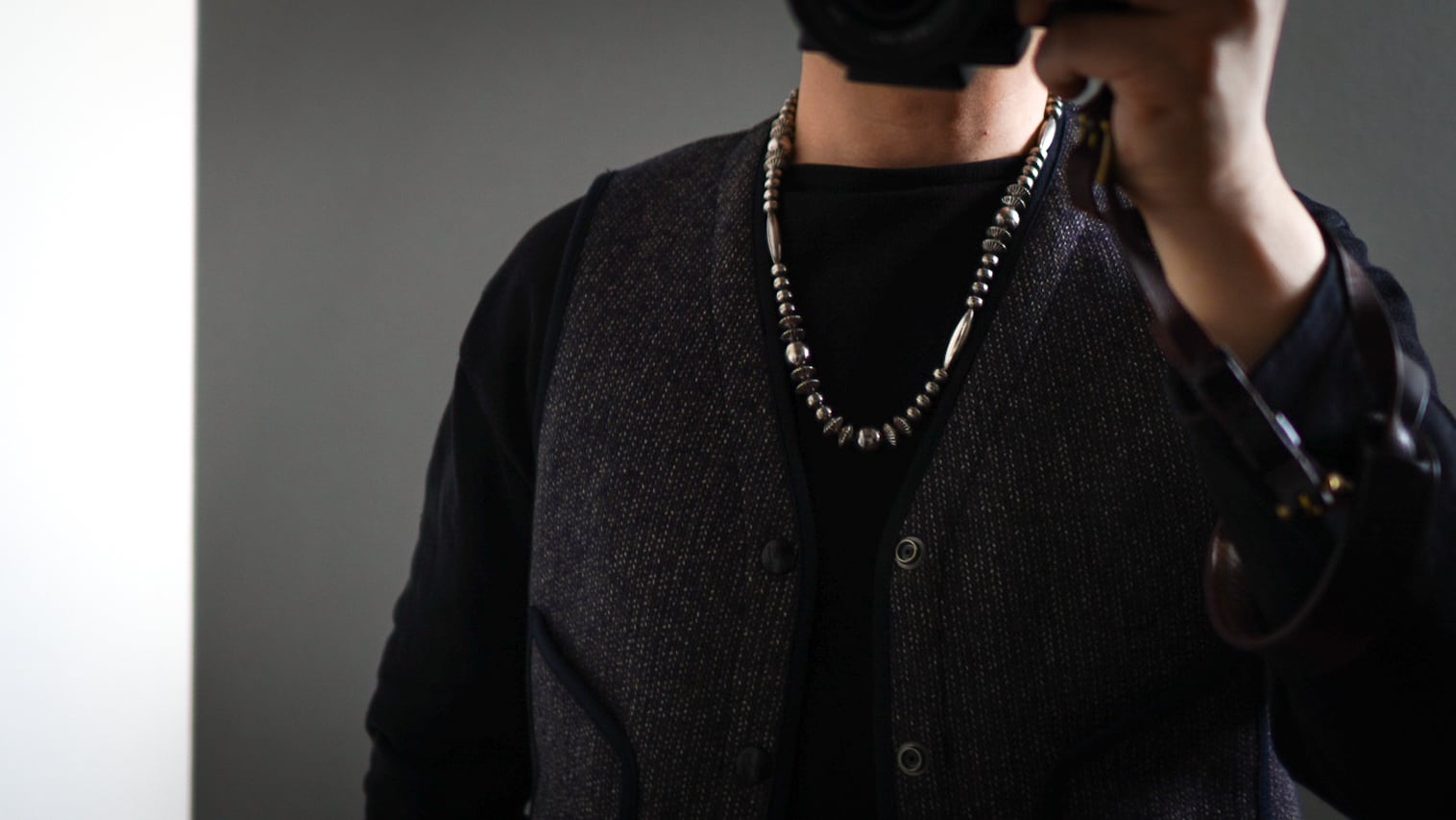 VINTAGE】ナバホ シルバー ビーズ ミックス ネックレス VINTAGE】ナバホ シルバー ビーズ ミックス ネックレス