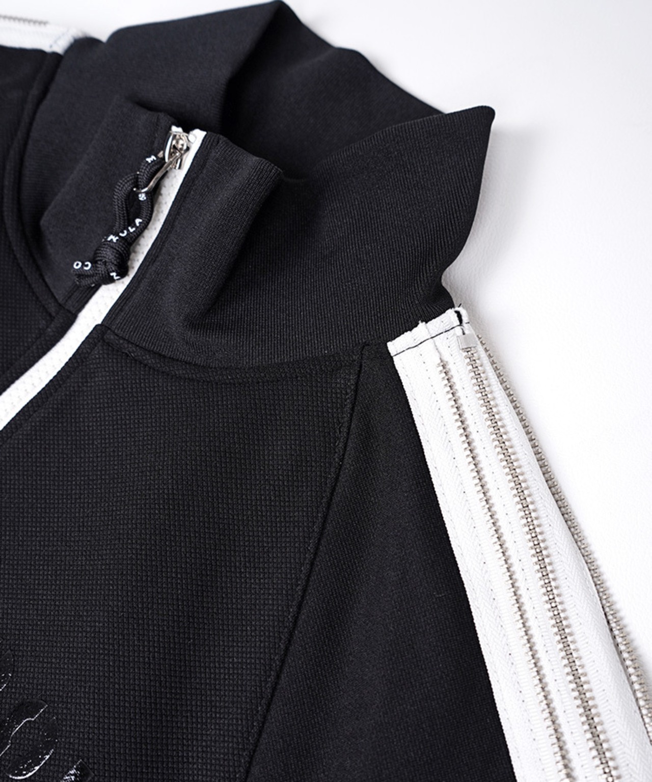 ダブルファスナートラックジャケット (BLACK) CQ-47031