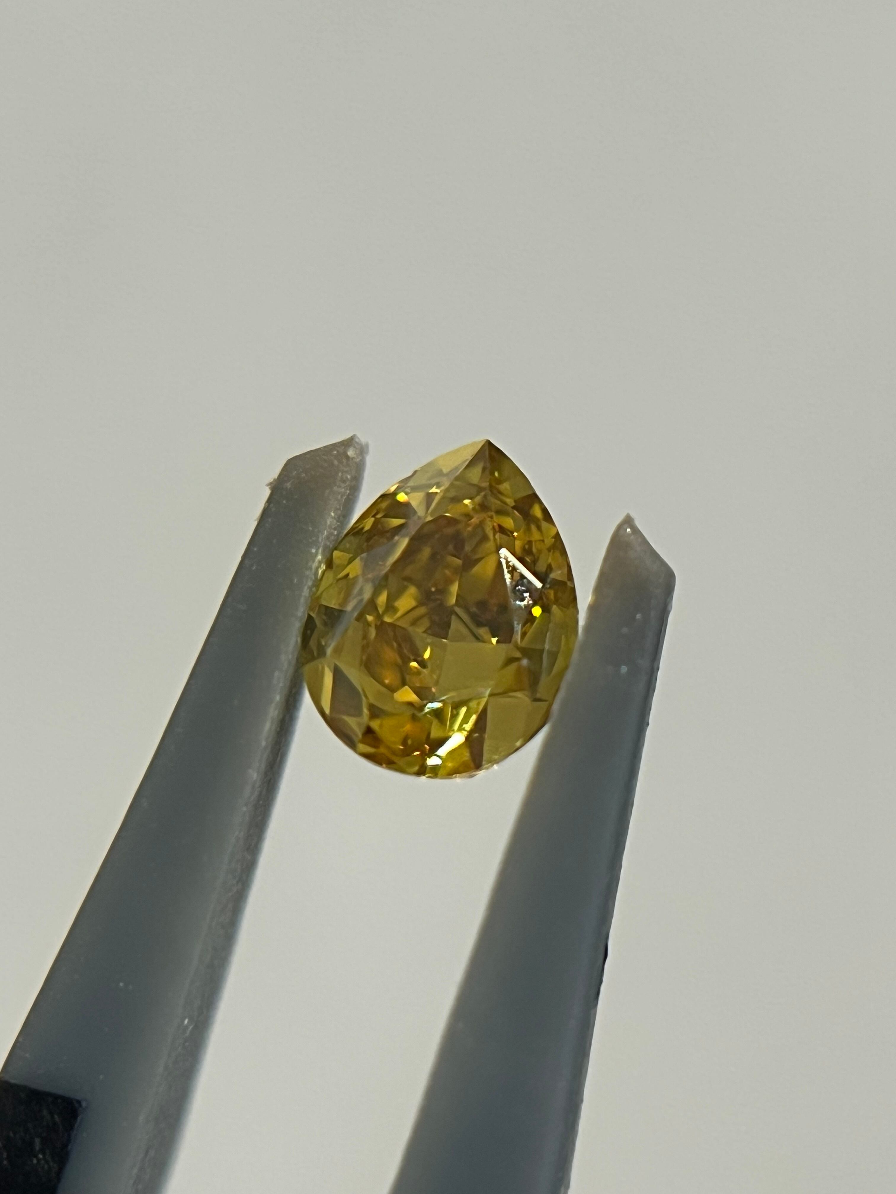 fancy gray ダイヤモンド ルース 0.53ct｜手芸素材・材料