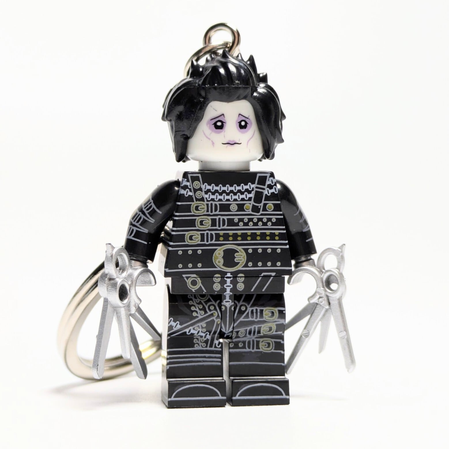 ☆ブロックフィギュアキーホルダー☆【 Edward Scissorhands