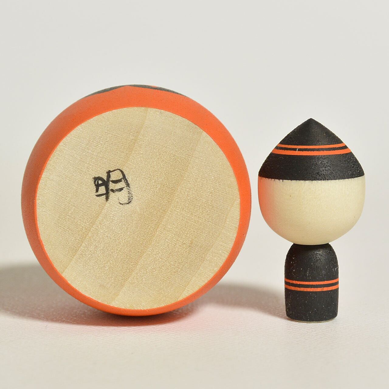 ハロウィンえじこちゃんこけし 約1.5寸 約4.5cm 鈴木明 工人（作並系