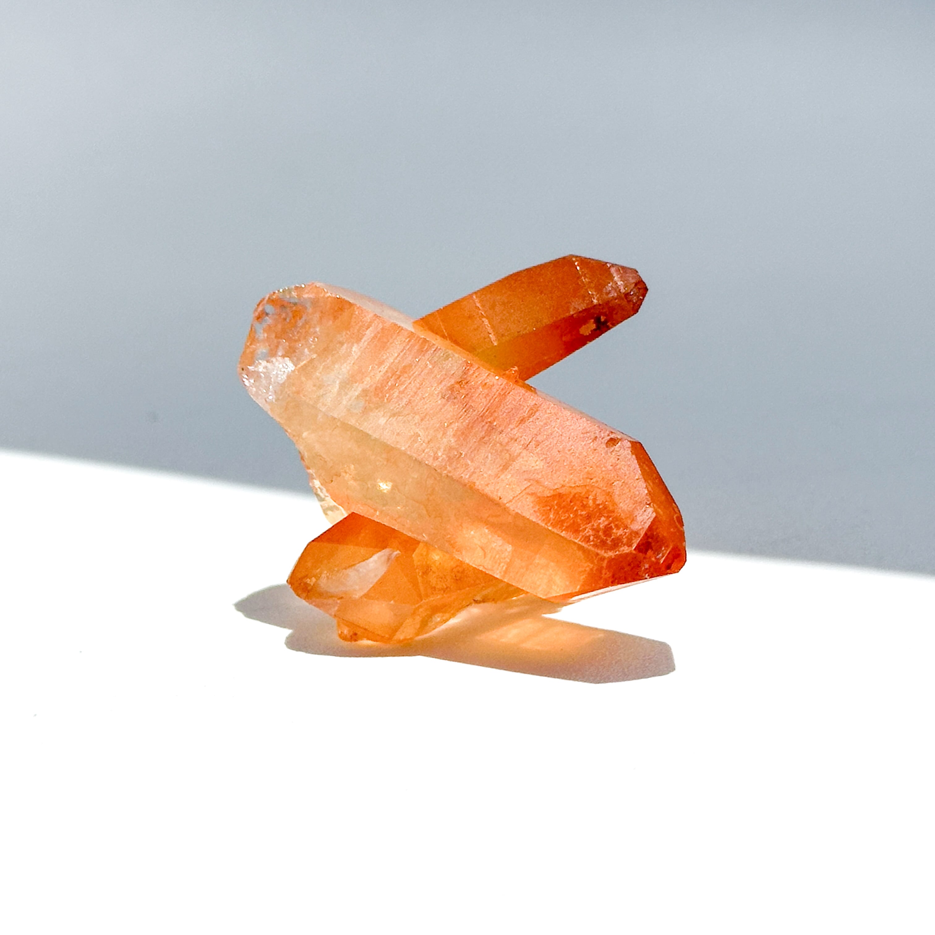ミナスジェライス産タンジェリンクォーツ クラスター42◇ Tangerine