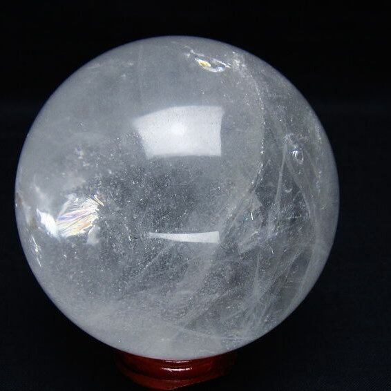 水晶 丸玉 78mm スフィア 置物 水晶玉 一点物 151-8909