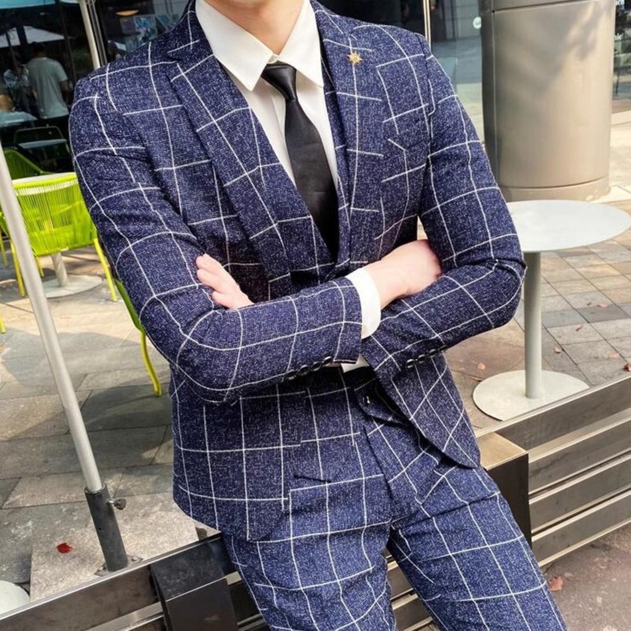 casual three piece slim suit 3piece 00031