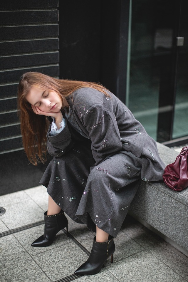 (select)ビーズワイドパンツ