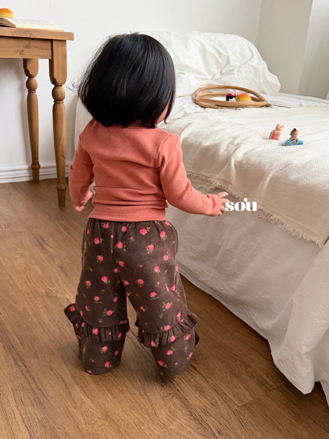 SO U［取寄］rose frill tong pants 6winter