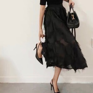 black flare skirt setup<1142>