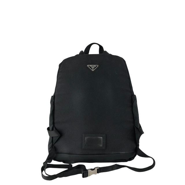 PRADA プラダ バックパック ブラック トライアングルロゴ ドローコード ナイロン リュック vintage ヴィンテージ オールド 8a5c5r