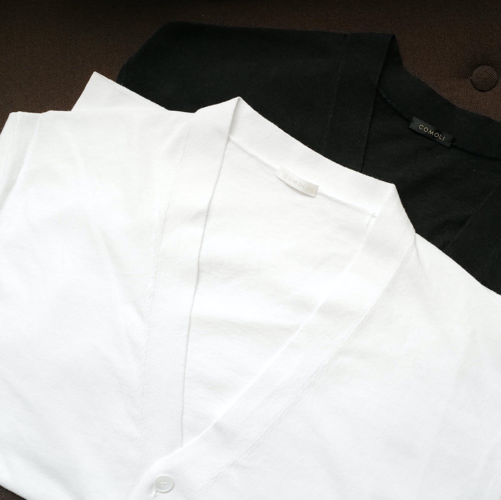 COMOLI | コットン Vネックカーディガン | HJ GALLERY COMOLI | コットン Vネックカーディガン | HJ GALLERY