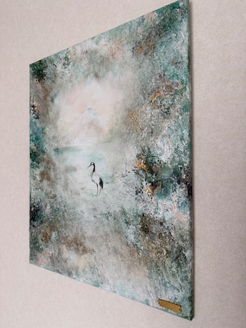アート 絵画 インテリア海外 抽象画 モダン ホテル ギフト 金箔 