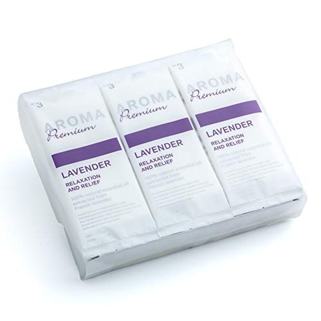 FSX 抗ウイルス 抗菌 紙おしぼり アロマプレミアム ラベンダー 30本 大判 厚手 高級 平型 業務用