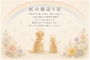虹の橋送り花〈M〉