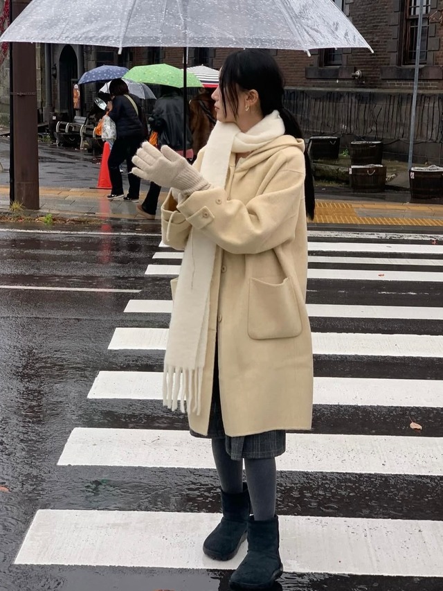 (予約) JINSIM / Suar hood coat 1color