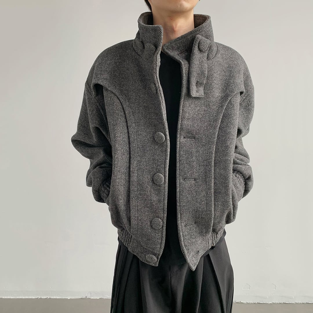 大人気】MION大人な雰囲気ショートチェスターコート | mblueshop 大人気】MION大人な雰囲気ショートチェスターコート | mblueshop