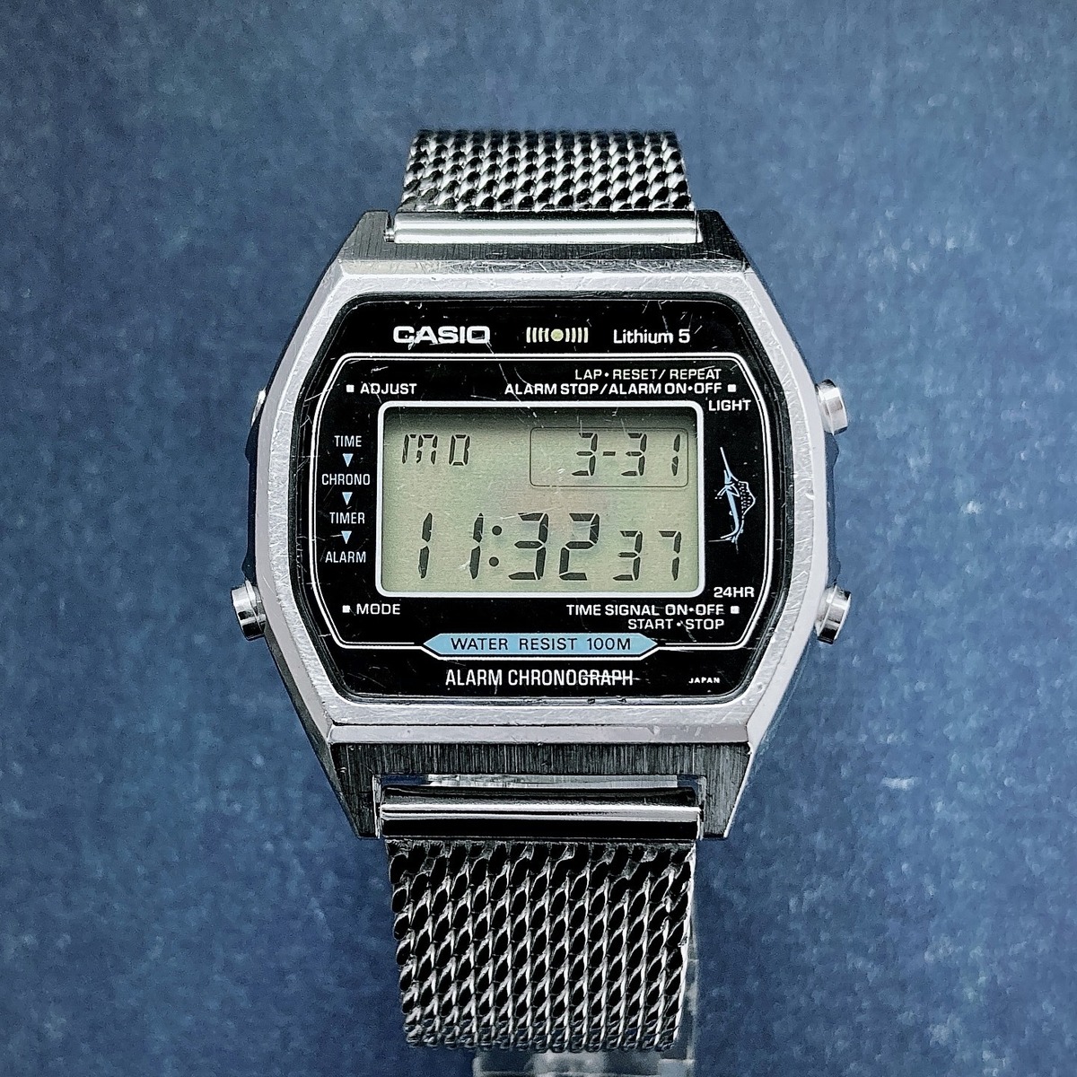 ヴィンテージ CASIO カシオ H101 カジキ 80s 防水 腕時計 稼働 【公式 