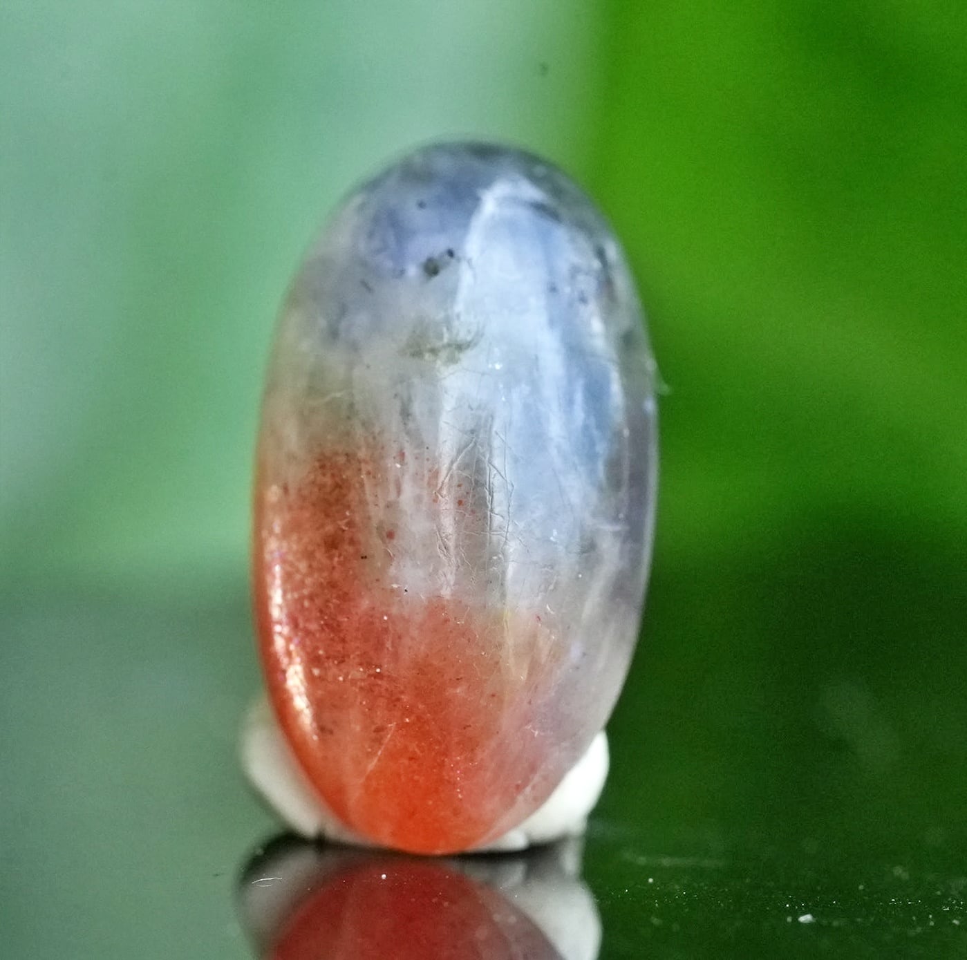 鮮やかオレンジ☆アイオライトサンストーン s1545 | Funky garuda