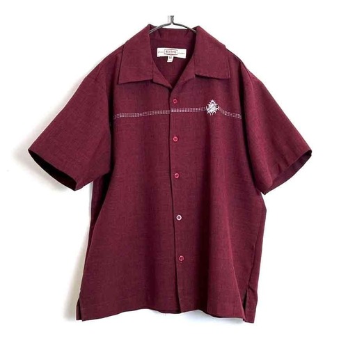 [BC ETHIC] Vintage S/S Open Collar Shirt [1980s-] Vintage S/S Open Collar Shirt