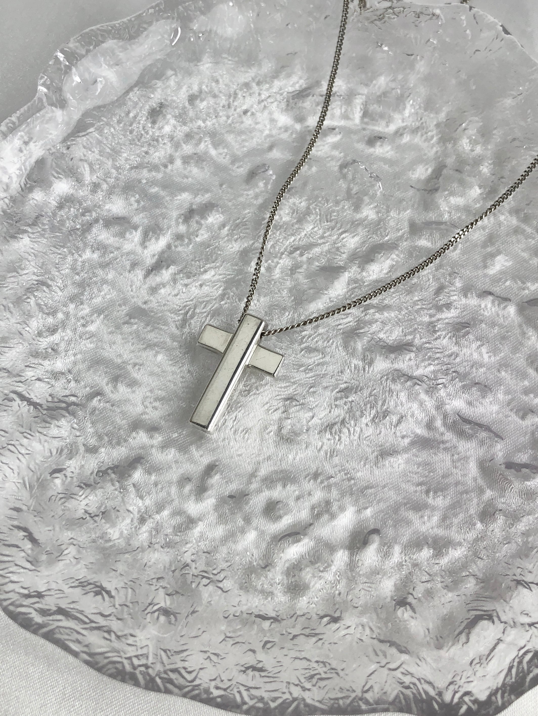 GUCCI グッチ ネックレス シルバー クロス SILVER925 vintage