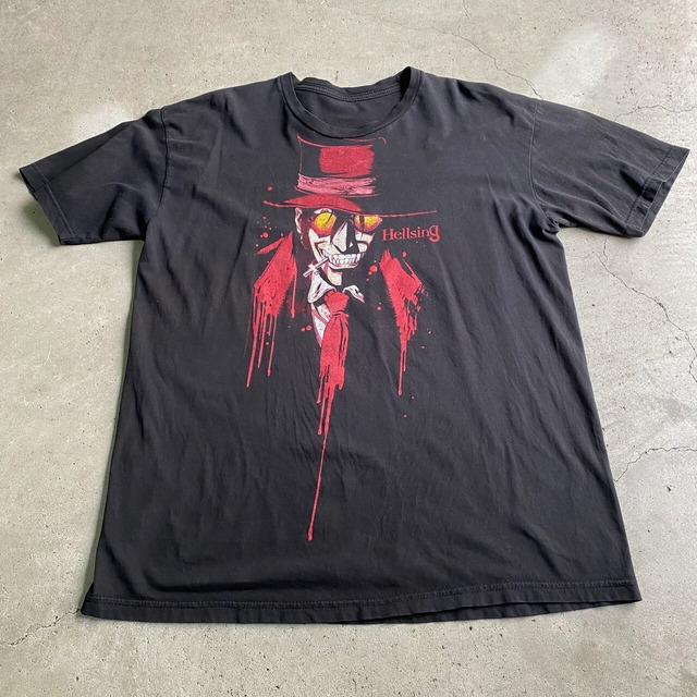 Hellsing ヘルシング アニメTシャツ キャラクタープリントTシャツ 