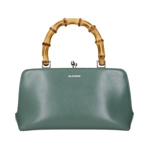 JIL SANDER ジルサンダー レディース ハンドバッグ レザー グリーン