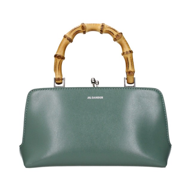 JIL SANDER ジルサンダー レディース ハンドバッグ レザー グリーン