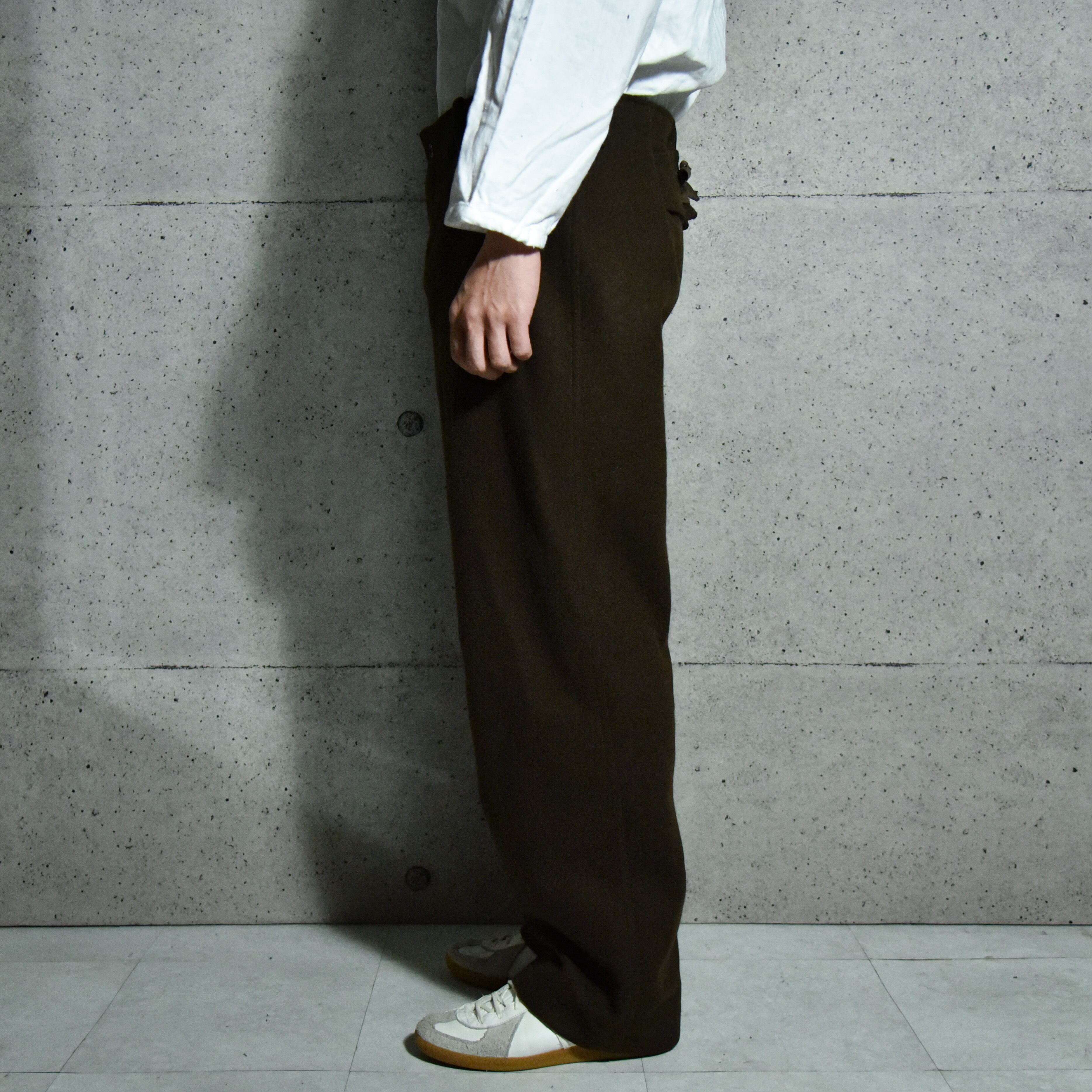 【DEAD STOCK】Italian Army Wool Hospital pants イタリア