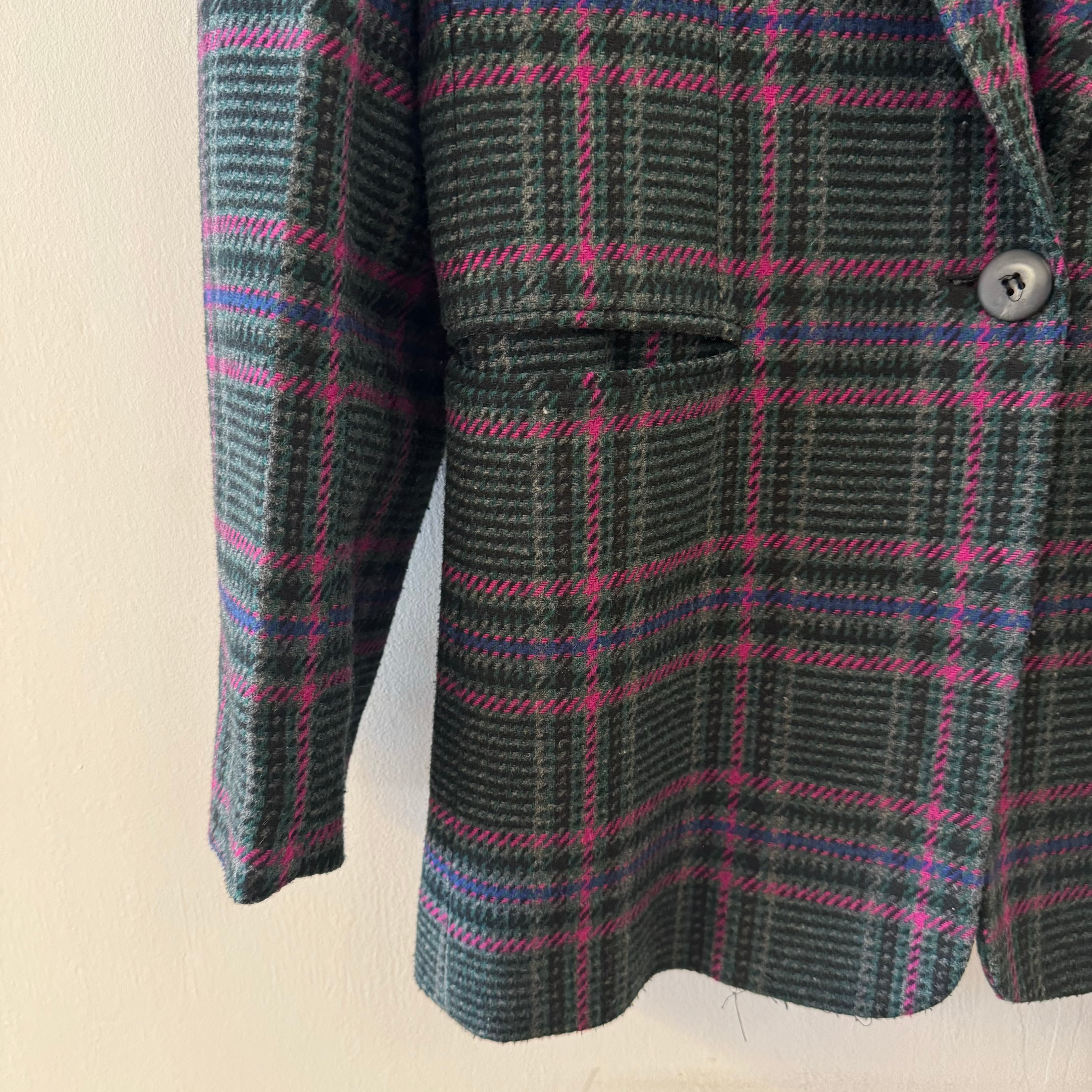 Glen check wool jacket | RAUL GENERAL STORE