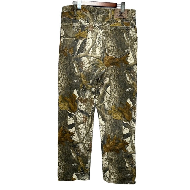 【W34×L32】wrangler   リアルツリーパンツ　ダブルニー