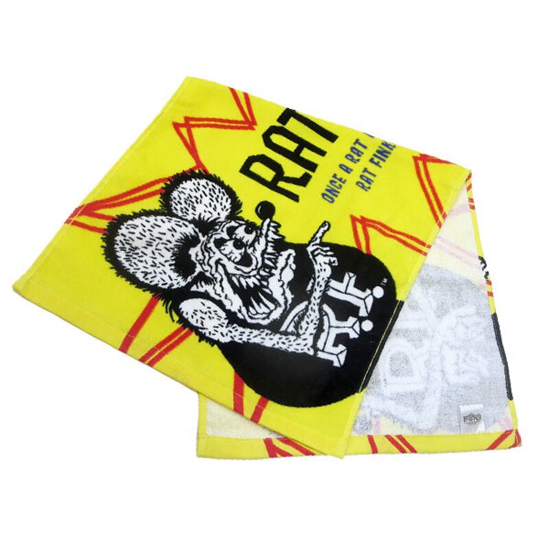RAT FINK ラットフィンク フェイスタオル（イエロー） | ガボット
