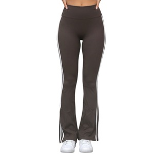 サイドラインレギンス ブラウン