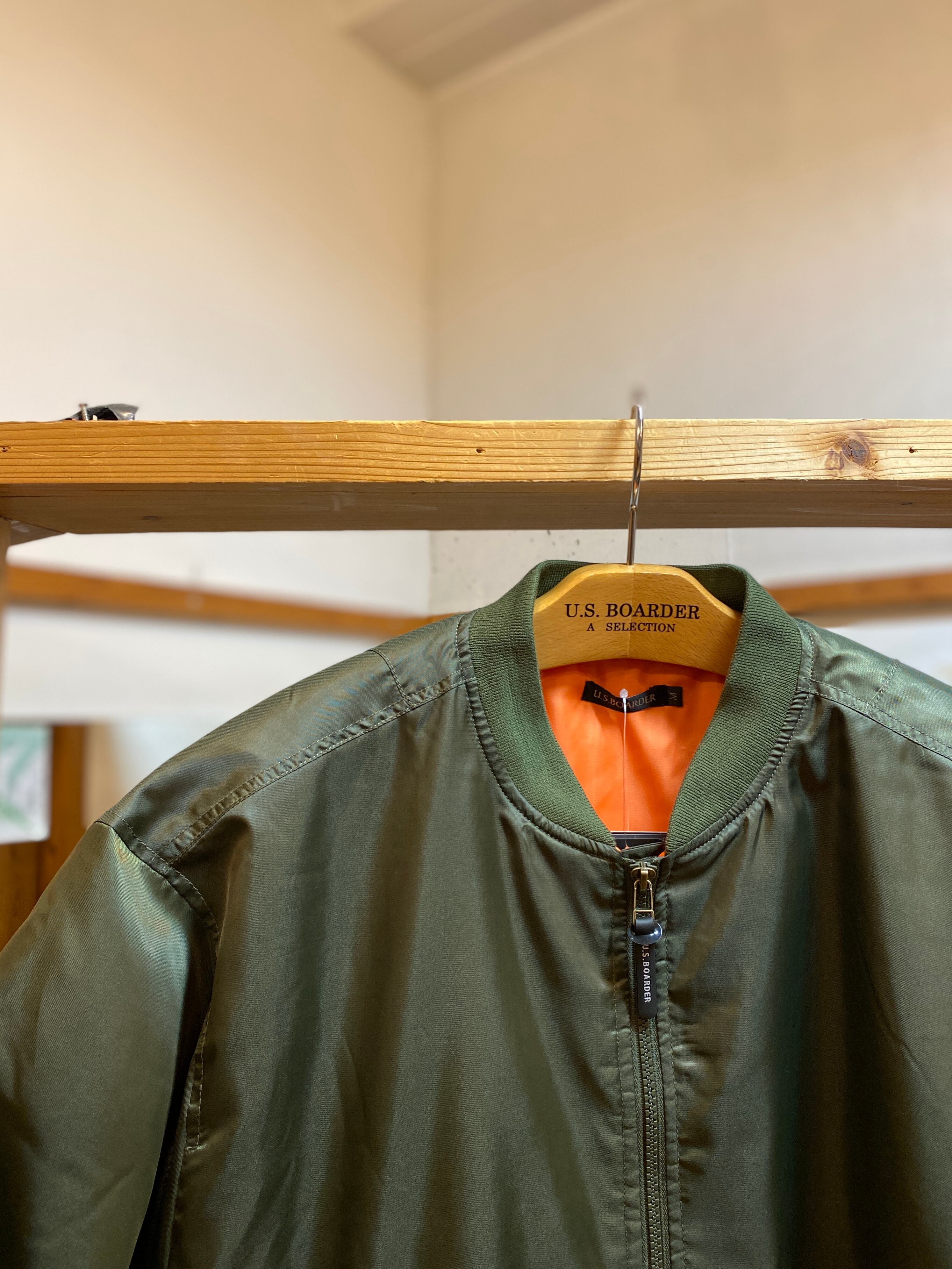 MA　カーキM UN3D. - BIG COLLAR MA-1 / ビッグカラーMA-1 (カーキ) / 調整