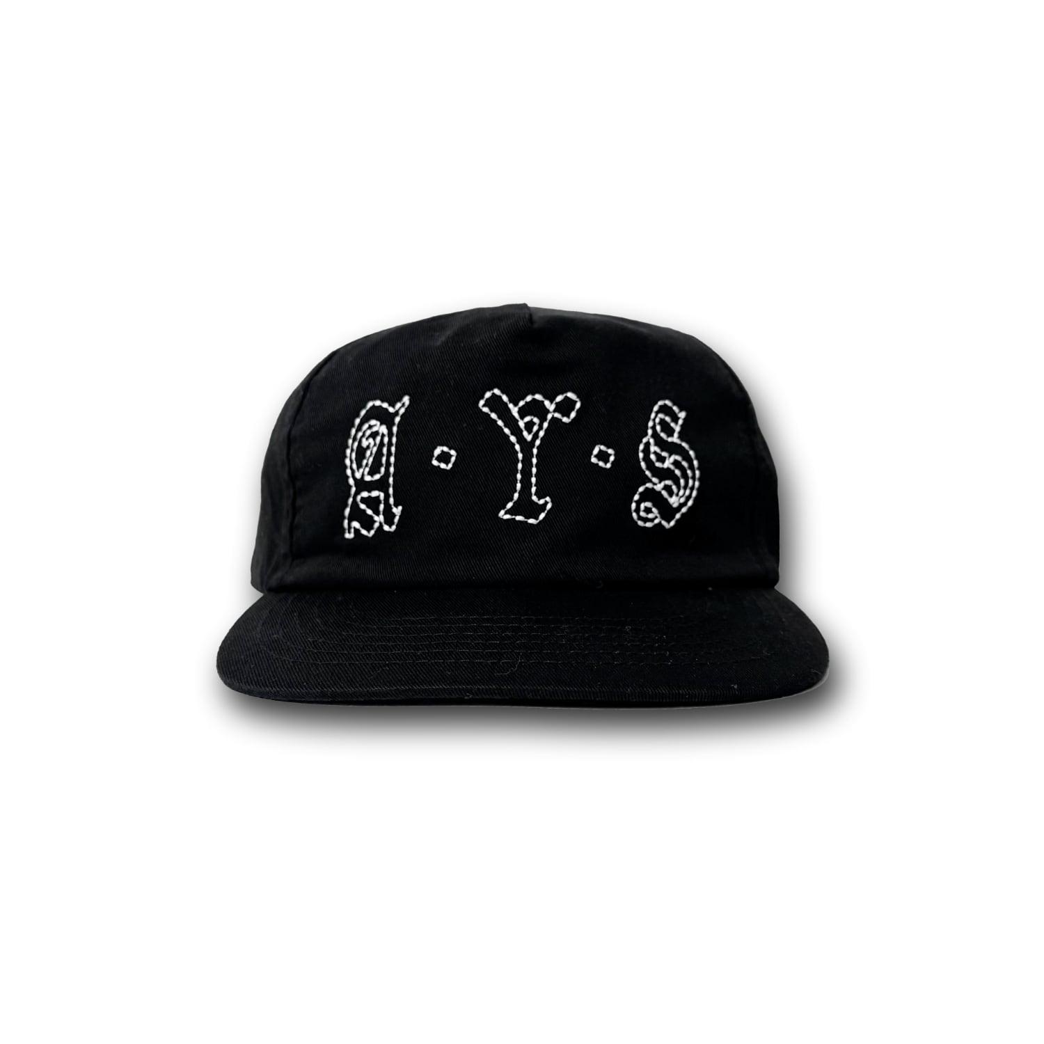 ASKYURSELF アスクユアセルフ コーデュロイ キャップ 黒 ASKYURSELF / AYS GOTH CAP | HOLICK